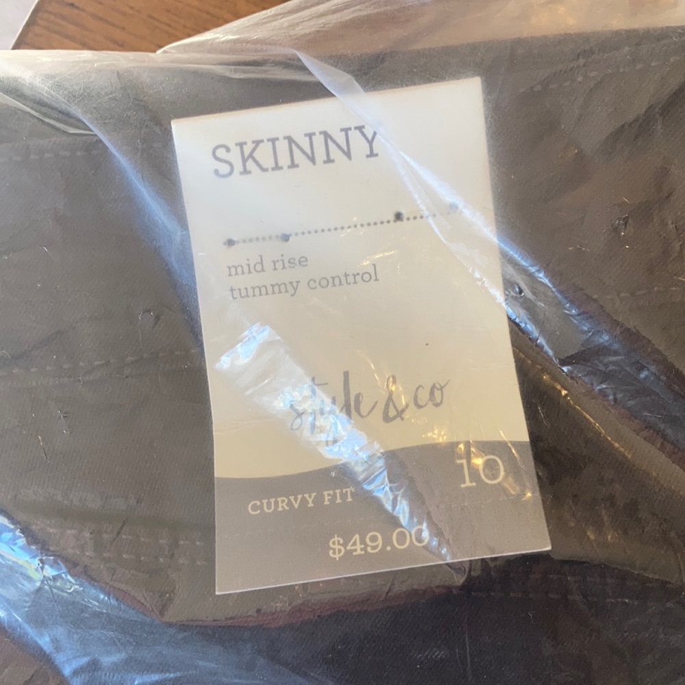 Style & Co. curvy skinny jeans